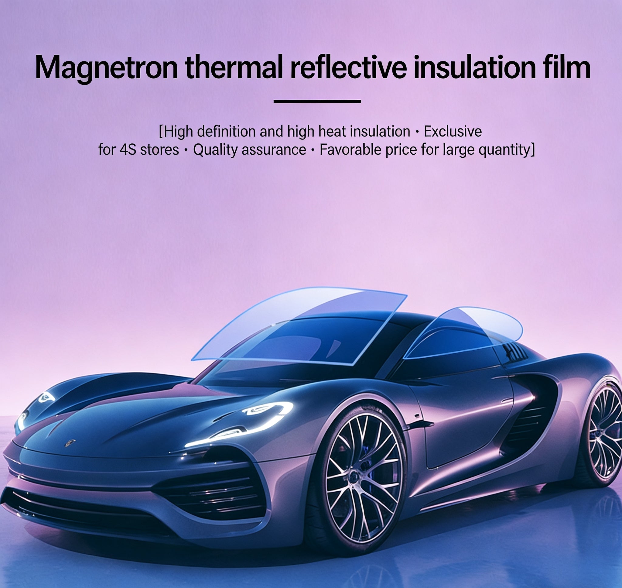 Car Window Tint Film - Heat Insulation & Privacy