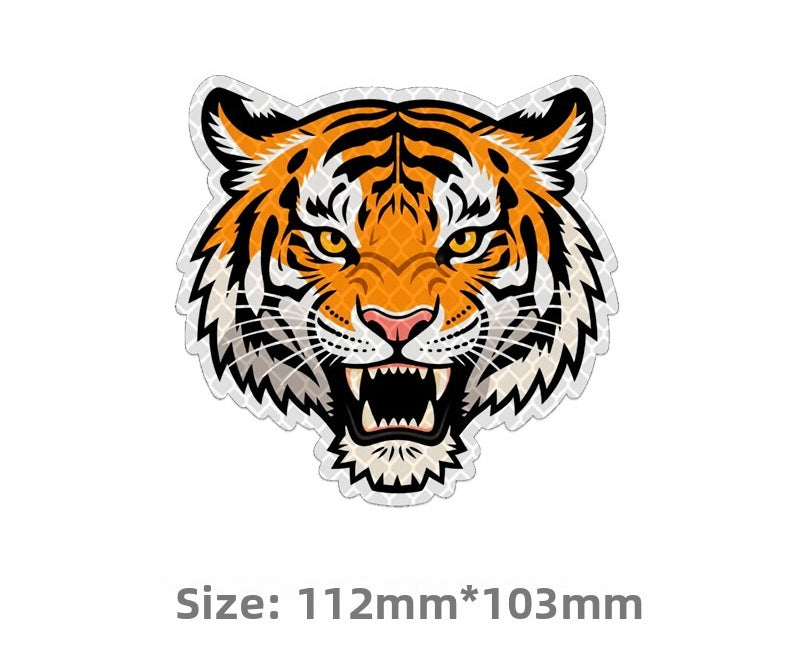 3M Green Fire Phoenix Reflective Car Sticker | Night Glow