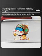 3M Departure Fat Meow Reflektierender Autoaufkleber | Wasserdicht