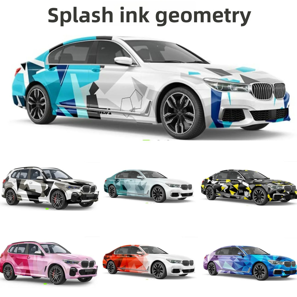 2D-Anime-Farbverlauf-Autofolierung | Individuelle Komplettfolierung