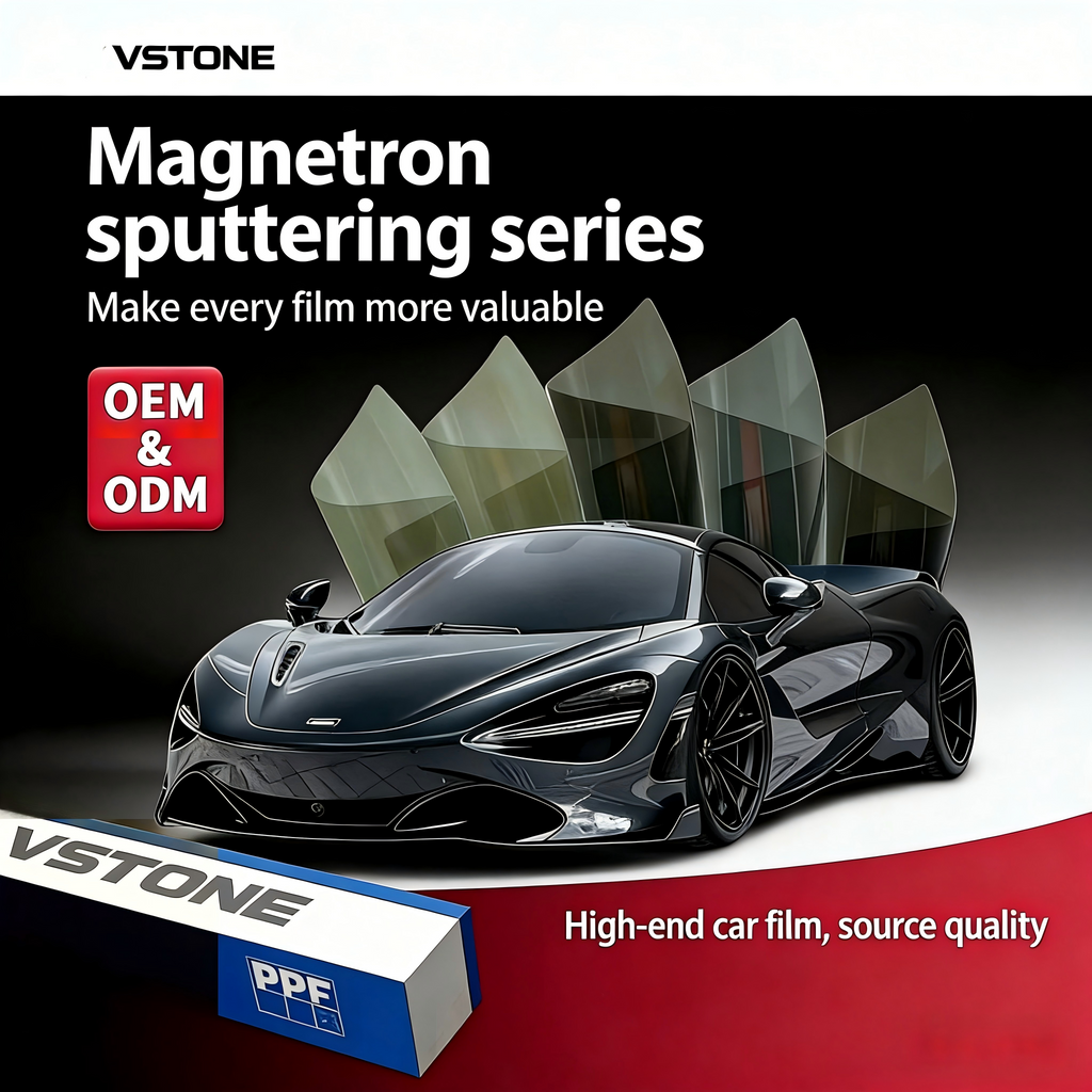 Car Solar Film | Magnetron Sputtering Double Silver PET