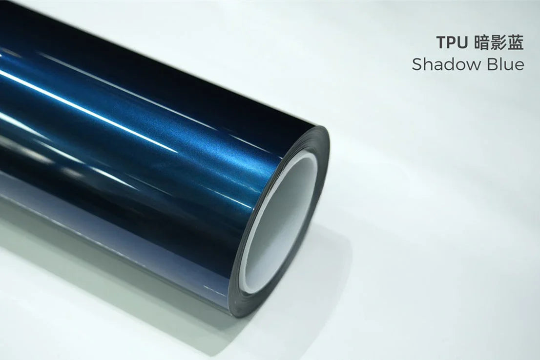 TPU Glossy colored car wrap film for real paint color change PPF1.52m×1m (Free Sample)