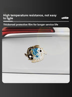 3M Yin Yang Fish Gold Reflective Car Sticker | Waterproof