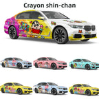 2D-Anime-Farbverlauf-Autofolierung | Individuelle Komplettfolierung