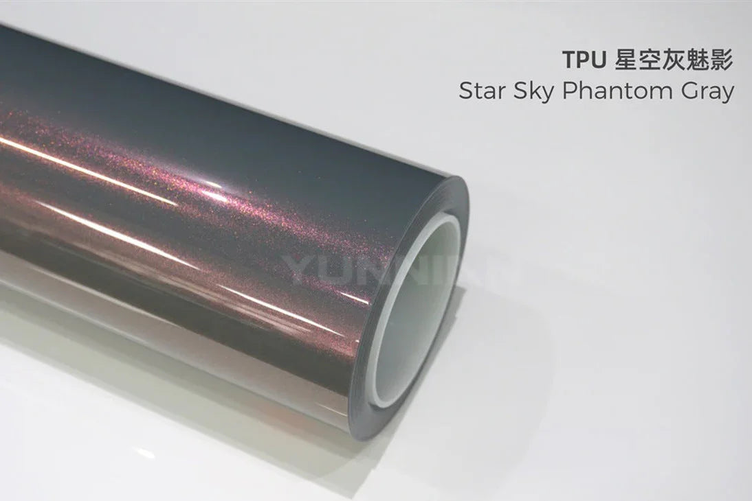 TPU Glossy Colored Car Wrap Film | PPF 1.52m×15m