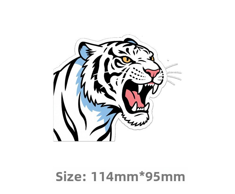 3M Green Fire Phoenix Reflective Car Sticker | Night Glow