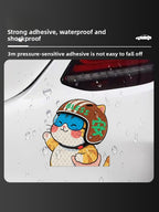 3M Departure Fat Meow Reflektierender Autoaufkleber | Wasserdicht