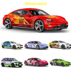 2D-Anime-Farbverlauf-Autofolierung | Individuelle Komplettfolierung