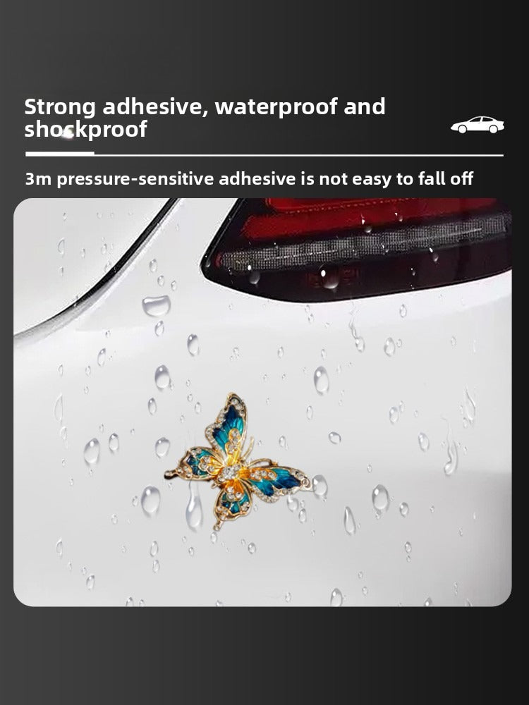 3M Glazed Butterfly Reflective Car Sticker | Waterproof