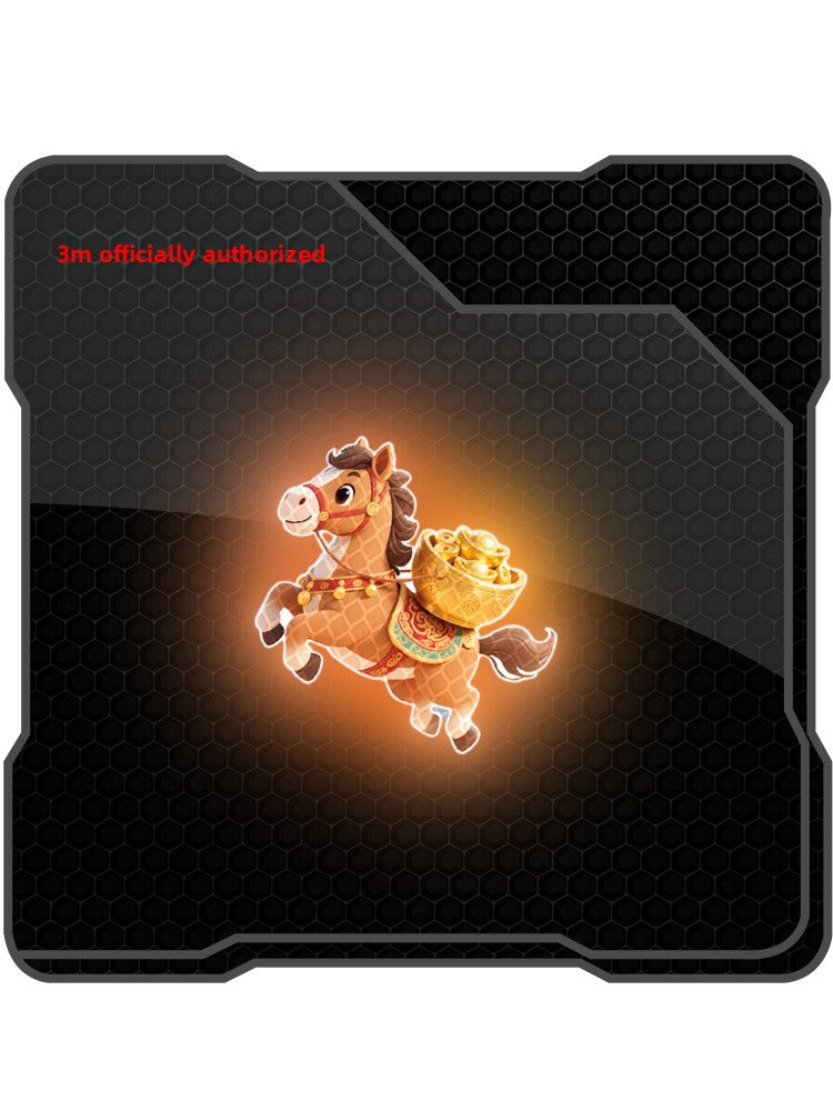 3M personality creative cute rich pony car window sticker electric car motorcycle decoration waterproof reflective car sticker