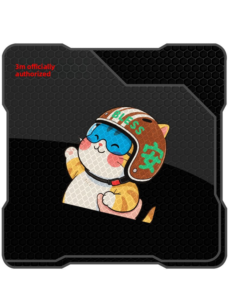 3M Departure Fat Meow Reflektierender Autoaufkleber | Wasserdicht