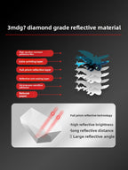 3M Toothless Boy Reflective Car Sticker | Waterproof & Durable