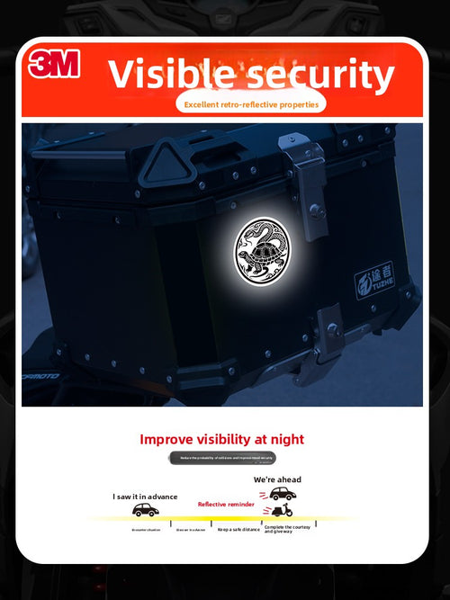 3M Crystal Bright Reflective Holy Beast Car Sticker | Waterproof