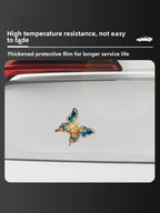 3M Glazed Butterfly Reflective Car Sticker | Waterproof