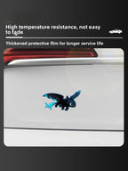 3M Toothless Boy Reflective Car Sticker | Waterproof & Durable
