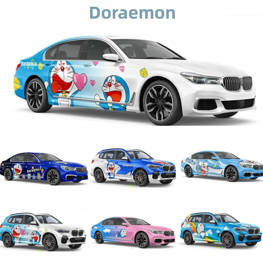 2D-Anime-Farbverlauf-Autofolierung | Individuelle Komplettfolierung