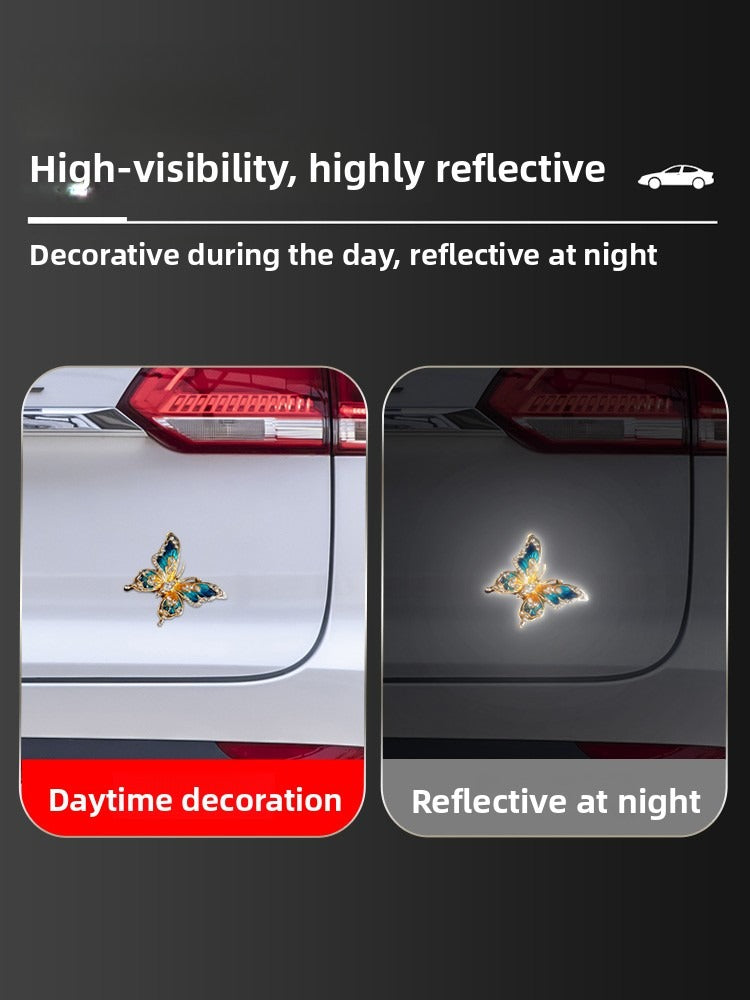 3M Glazed Butterfly Reflective Car Sticker | Waterproof