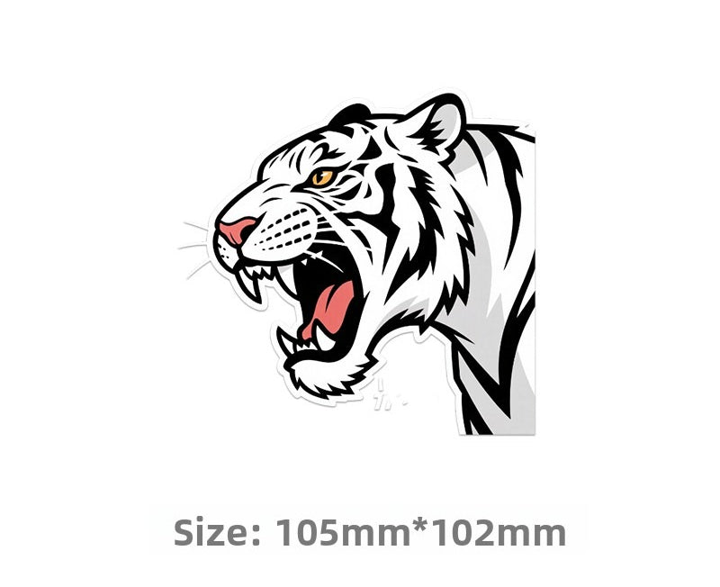 3M Green Fire Phoenix Reflective Car Sticker | Night Glow