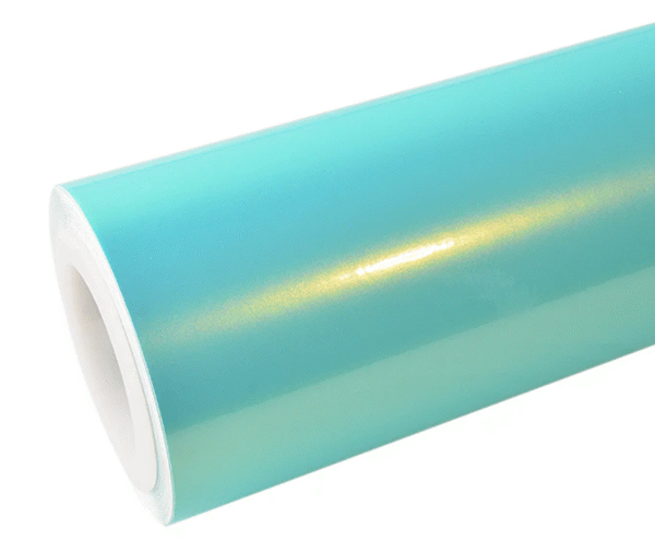 Candy Metallic Neon Ice Blue Vinyl Wrap