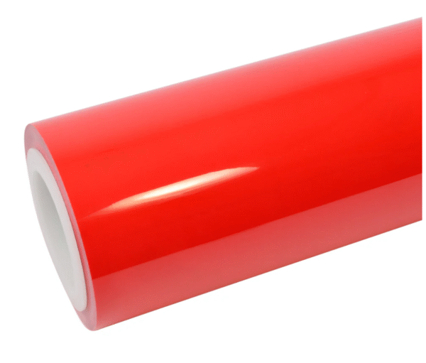 High Glossy Ferrari Red Vinyl Wrap