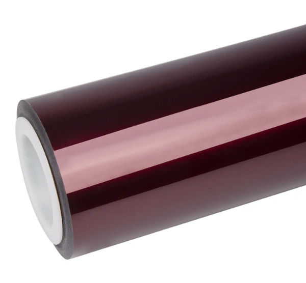 Glossy Metallic Rosewood Red Vinyl Wrap