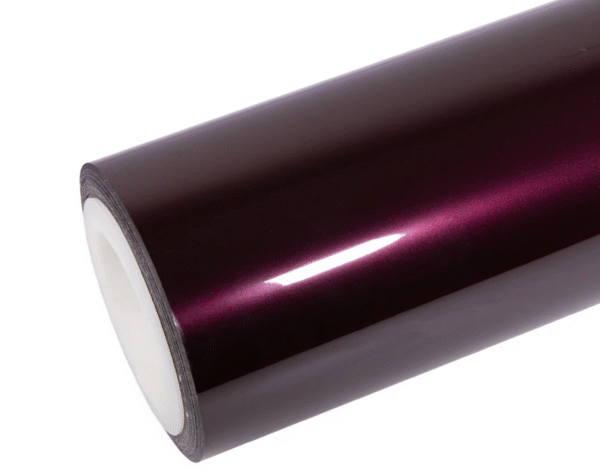 Glossy Metallic Plum Purple Vinyl Wrap