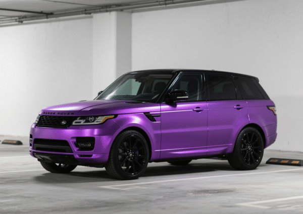Glossy Metallic Plum Purple Vinyl Wrap - 图片 2