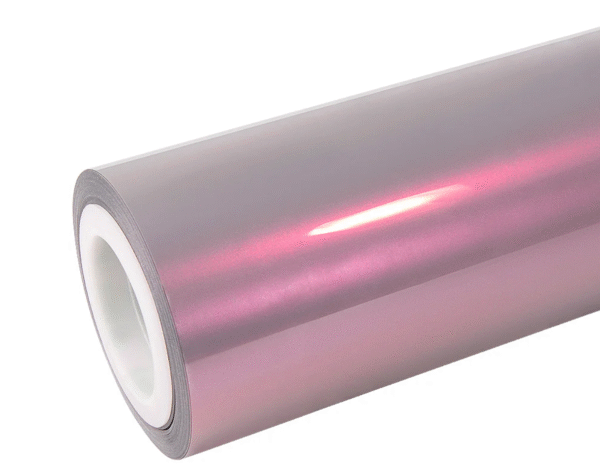 Candy Metallic Gray Pink Vinyl Wrap