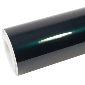 Glossy Metallic British Racing Green Vinyl Wrap