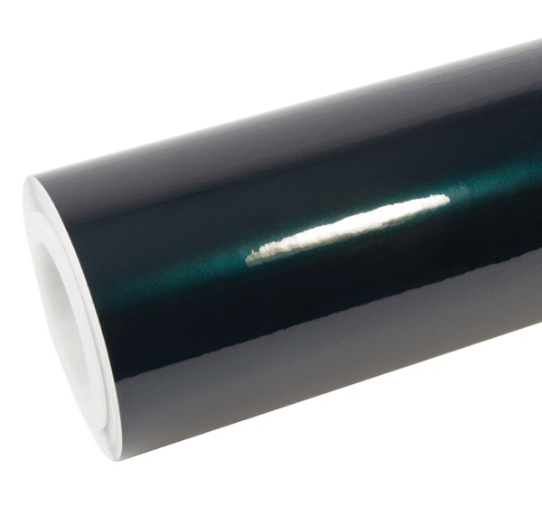 Glossy Metallic British Racing Green Vinyl Wrap