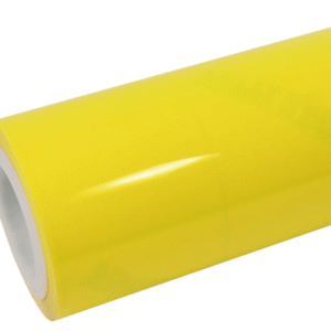 High Glossy Yellow Vinyl wrap
