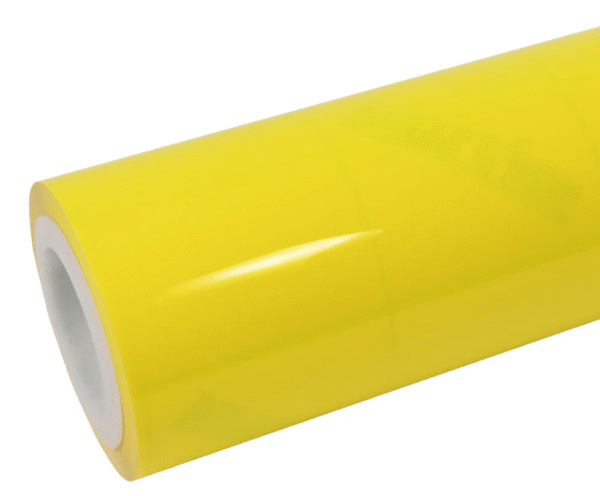 High Glossy Yellow Vinyl wrap
