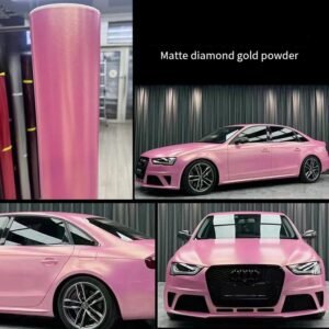 Matte diamond gold powder