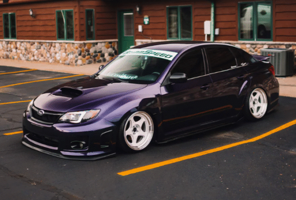 Glossy Metallic Midnight Purple Vinyl Wrap - 图片 2
