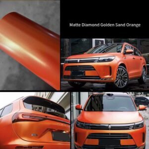 Matte Diamond Golden Sand Orange