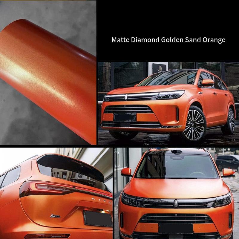 Matte Diamond Golden Sand Orange