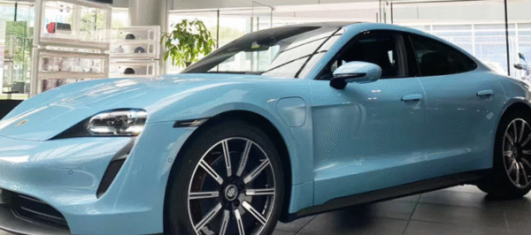 Super Glossy Yacht Blue Vinyl Wrap - 图片 3
