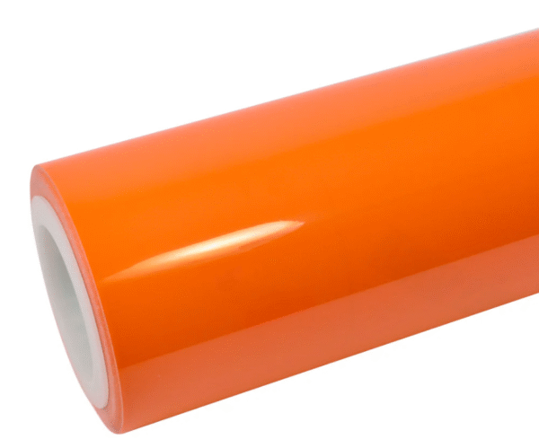 High Glossy Orange Vinyl Wrap