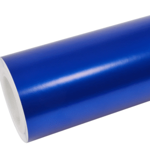 Satin Chrome Blue Vinyl Wrap