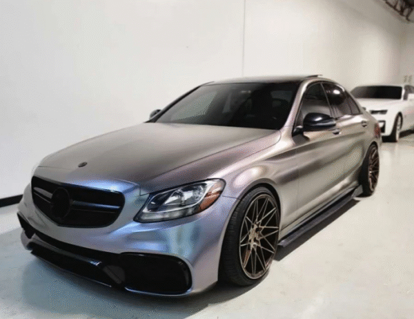 Matte Gunmetal Purple Vinyl Wrap - 图片 5