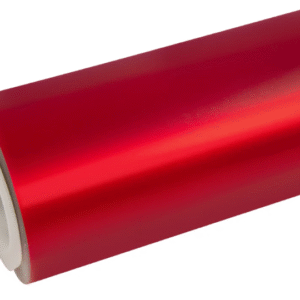Satin Chrome Prismatic Red Vinyl Wrap