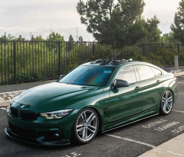 High Glossy Vintage Racing Green Vinyl Wrap - 图片 2