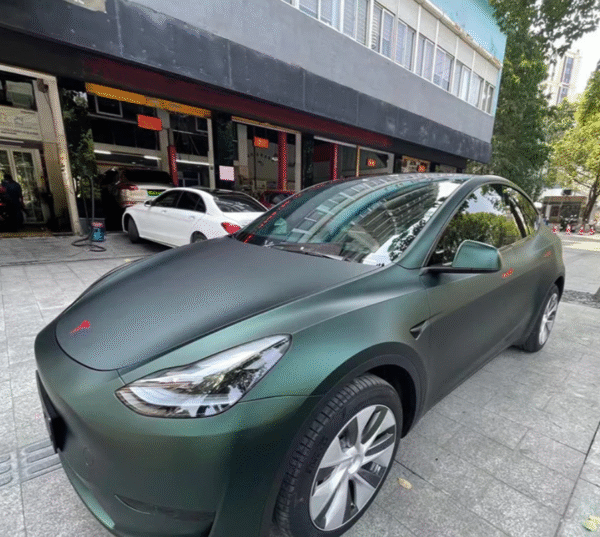 Matte Metallic Hunter Green Vinyl Wrap - 图片 3