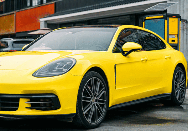 High Glossy Yellow Vinyl wrap - 图片 3
