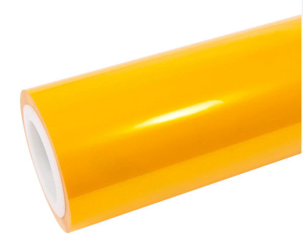 Glossy Metallic Golden Yellow Vinyl Wrap
