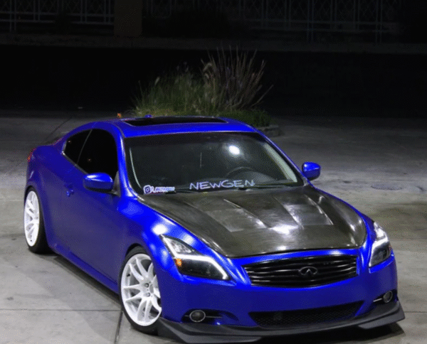 Satin Chrome Blue Vinyl Wrap - 图片 4