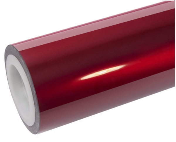 Glossy Metallic Raspberry Red Vinyl Wrap