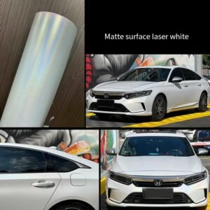 Matte surface laser white