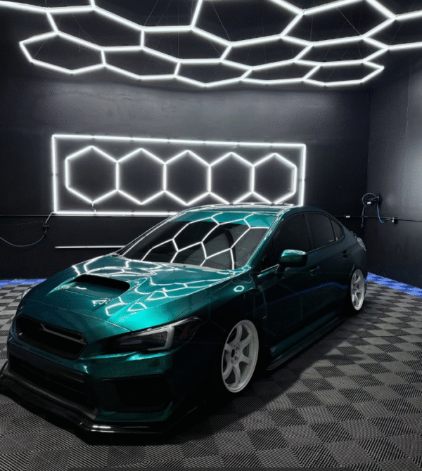 Glossy Metallic Deep Sea Green Metallic Vinyl Wrap - 图片 5