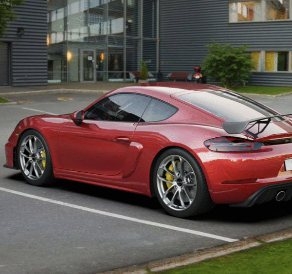 Glossy Metallic Raspberry Red Vinyl Wrap - 图片 3